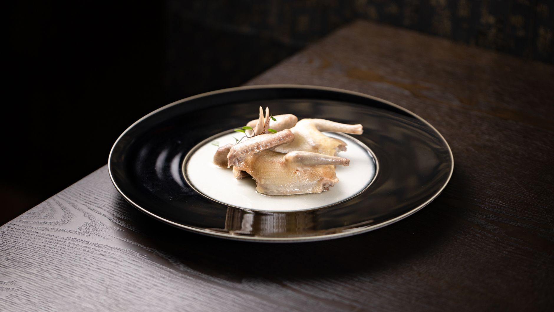 Kod & Vin signature dish plated