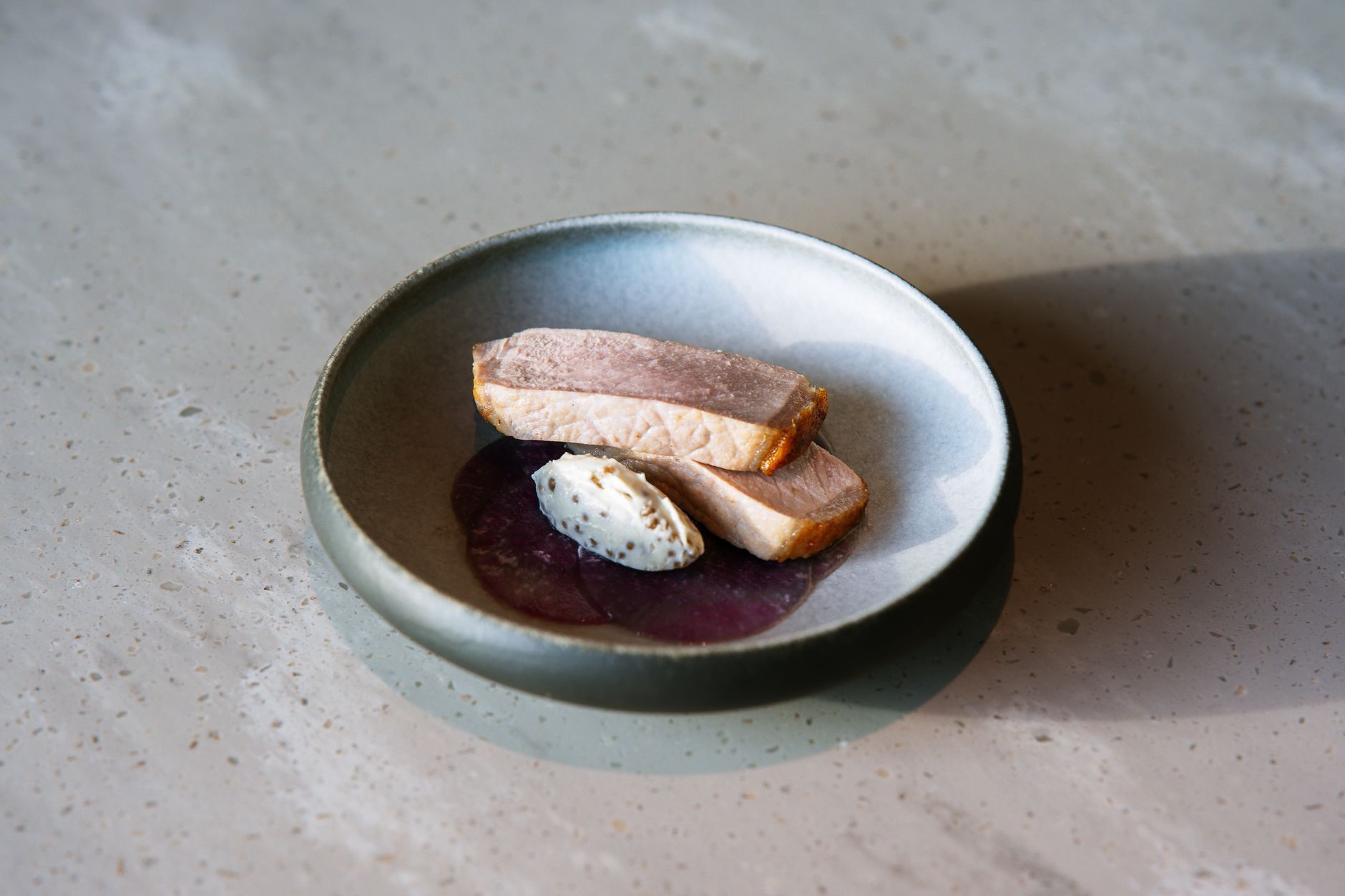 L'Atelier de Joel Robuchon plate detail