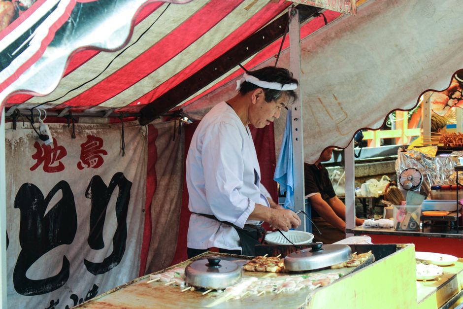Yatai at Nakasu Yatai Stalls Fukuoka Japan